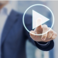 Man pressing play button_200 Man pressing play button_200